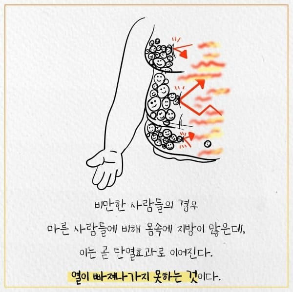 비만은 추위를 덜 탈까? | 인스티즈