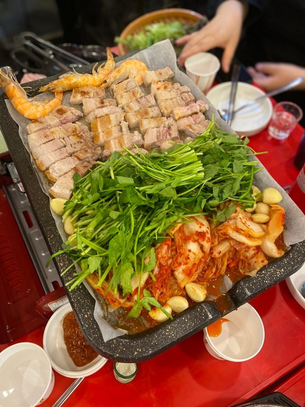 미나리 김치 삼겹살.jpg | 인스티즈