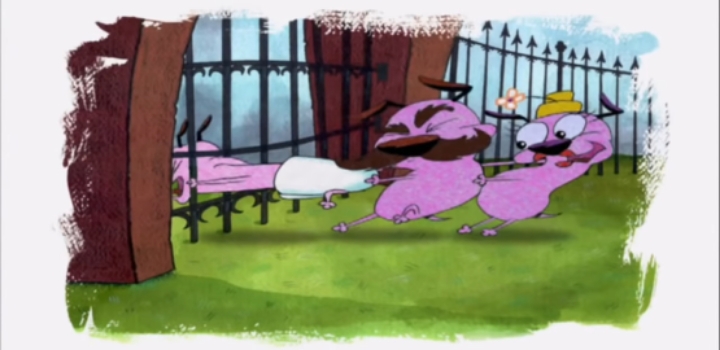 커리지와 뮤리엘의 첫만남 에피소드 겁쟁이 강아지 커리지 우울한 기억의 초상 - 1 약간 잔인 | 인스티즈