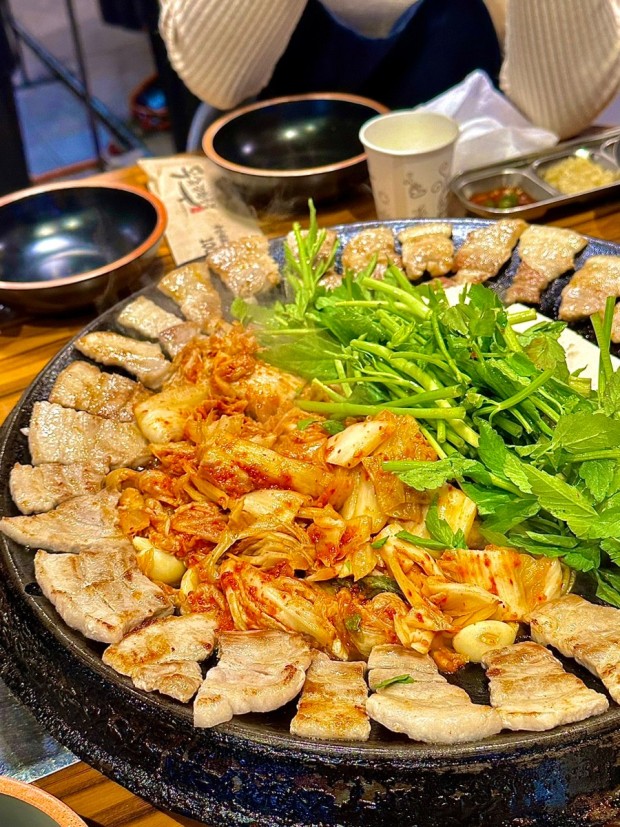 미나리 김치 삼겹살.jpg | 인스티즈