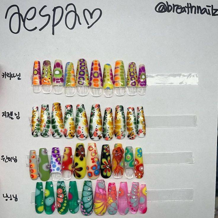 최근 4세대 여돌들이 받은 네일아트... | 인스티즈