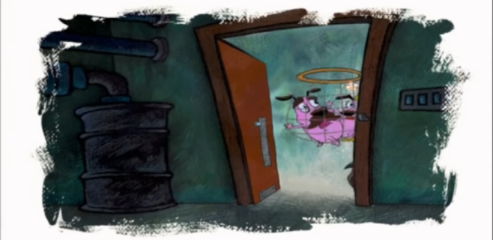 커리지와 뮤리엘의 첫만남 에피소드 겁쟁이 강아지 커리지 우울한 기억의 초상 - 2 약간 잔인 | 인스티즈