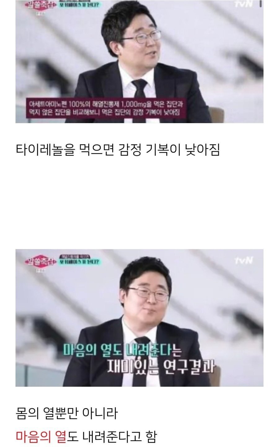 타이레놀의 또 다른 효능 | 인스티즈