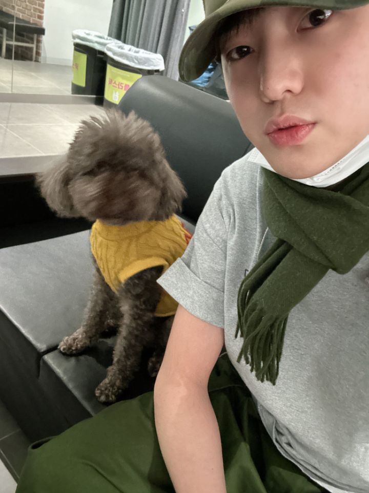 보는 사람도 행복해지는 강승윤 강아지 토르의 변화.jpg | 인스티즈