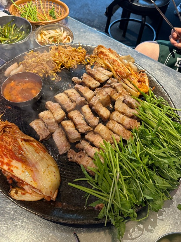 미나리 김치 삼겹살.jpg | 인스티즈