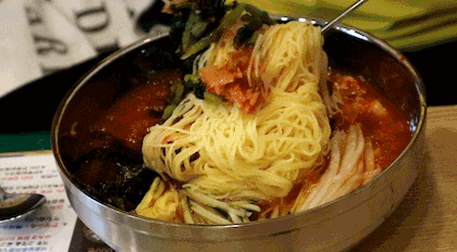 김치말이 국수.gif | 인스티즈