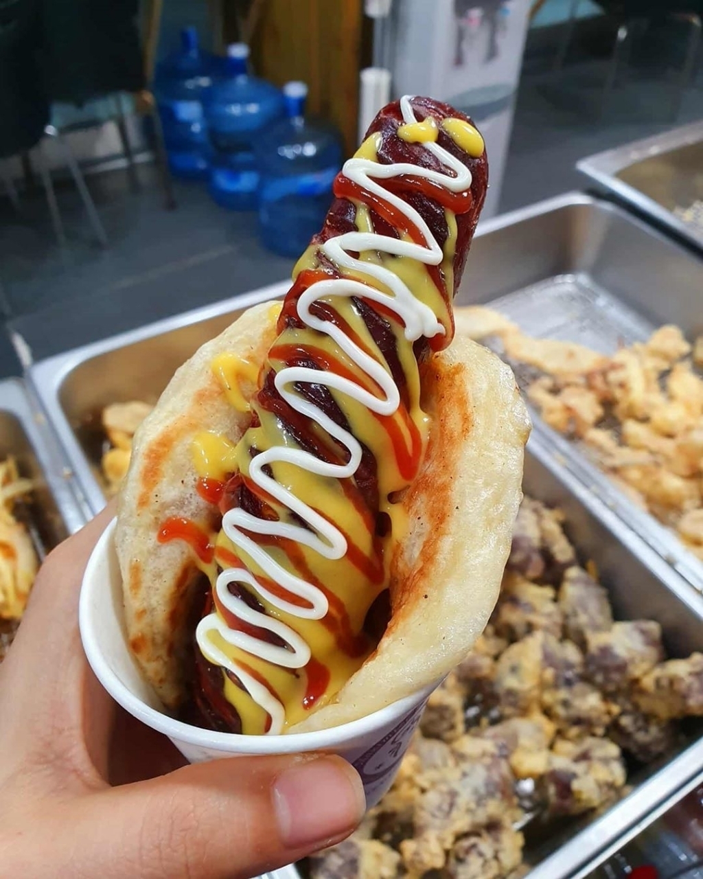 호떡 안에 소세지를 끼우면.....jpg | 인스티즈