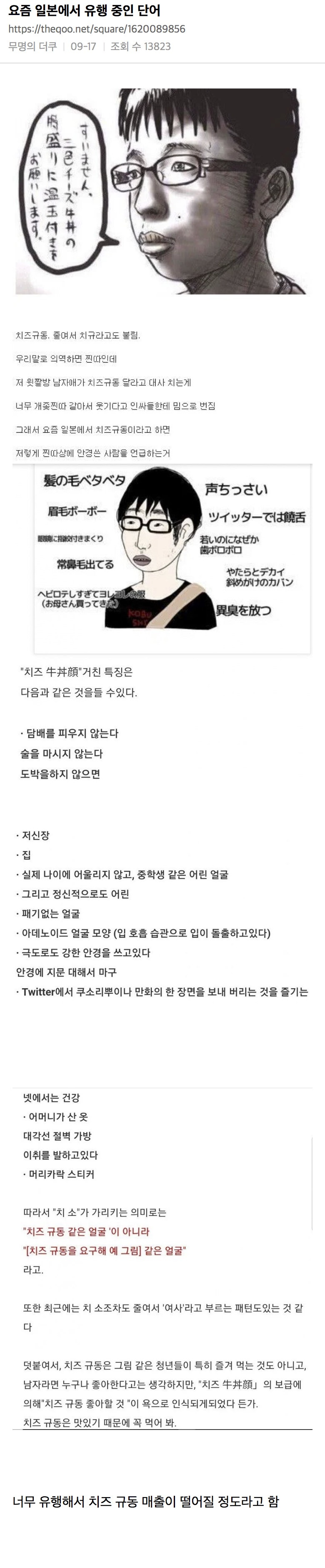 일본에서 을 지칭하는 단어 "치즈규동” | 인스티즈
