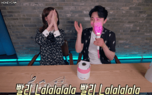 마침내 하트애교를 같이 받아주는 배우 임윤아씨를 만난 아이돌 J.O | 인스티즈