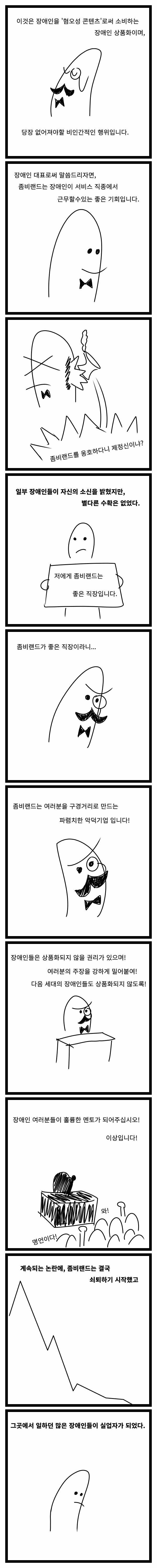 우리 좀비랜드는 장애인을 적극 채용합니다 | 인스티즈