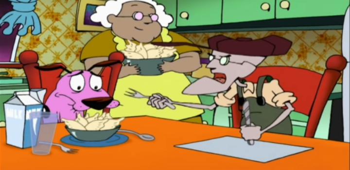 커리지와 뮤리엘의 첫만남 에피소드 겁쟁이 강아지 커리지 우울한 기억의 초상 - 2 약간 잔인 | 인스티즈