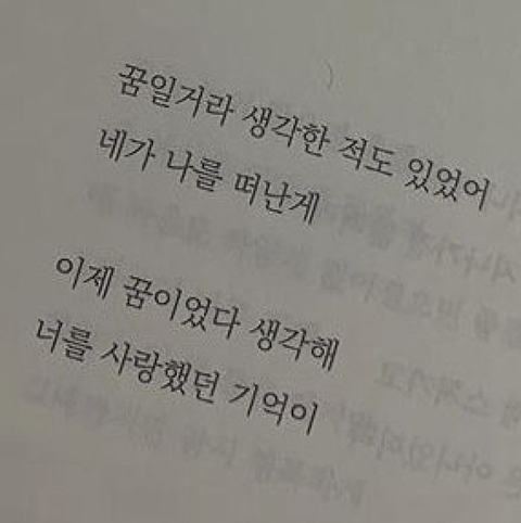 사랑은 낭만적이라 지독하리만큼 아프고 금방 시들어버려서 | 인스티즈