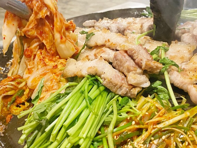 미나리 김치 삼겹살.jpg | 인스티즈