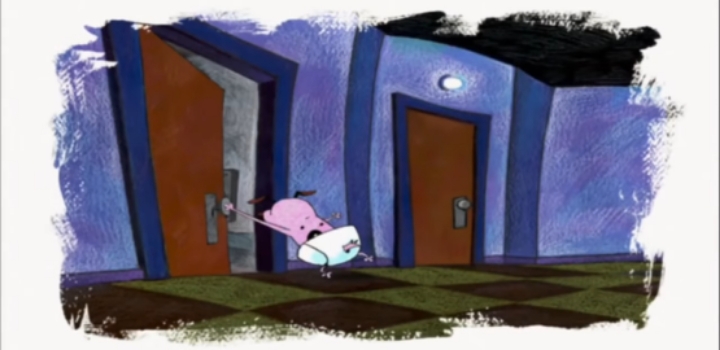 커리지와 뮤리엘의 첫만남 에피소드 겁쟁이 강아지 커리지 우울한 기억의 초상 - 2 약간 잔인 | 인스티즈