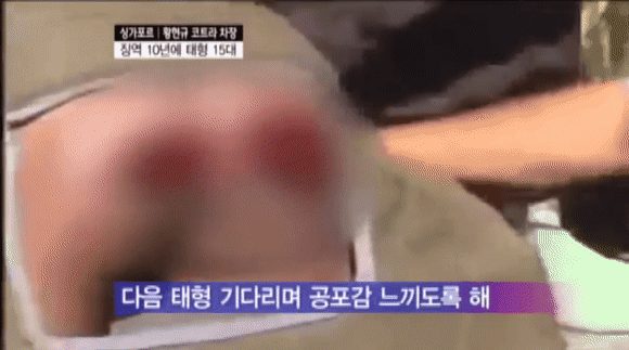 (혐오주의)싱가포르에서 성범죄자들을 처벌하는 방법 | 인스티즈