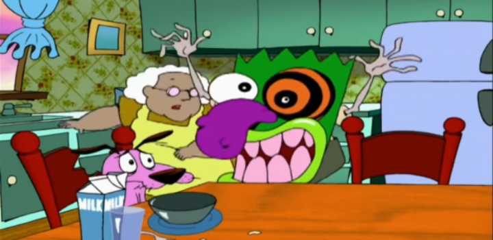 커리지와 뮤리엘의 첫만남 에피소드 겁쟁이 강아지 커리지 우울한 기억의 초상 - 2 약간 잔인 | 인스티즈