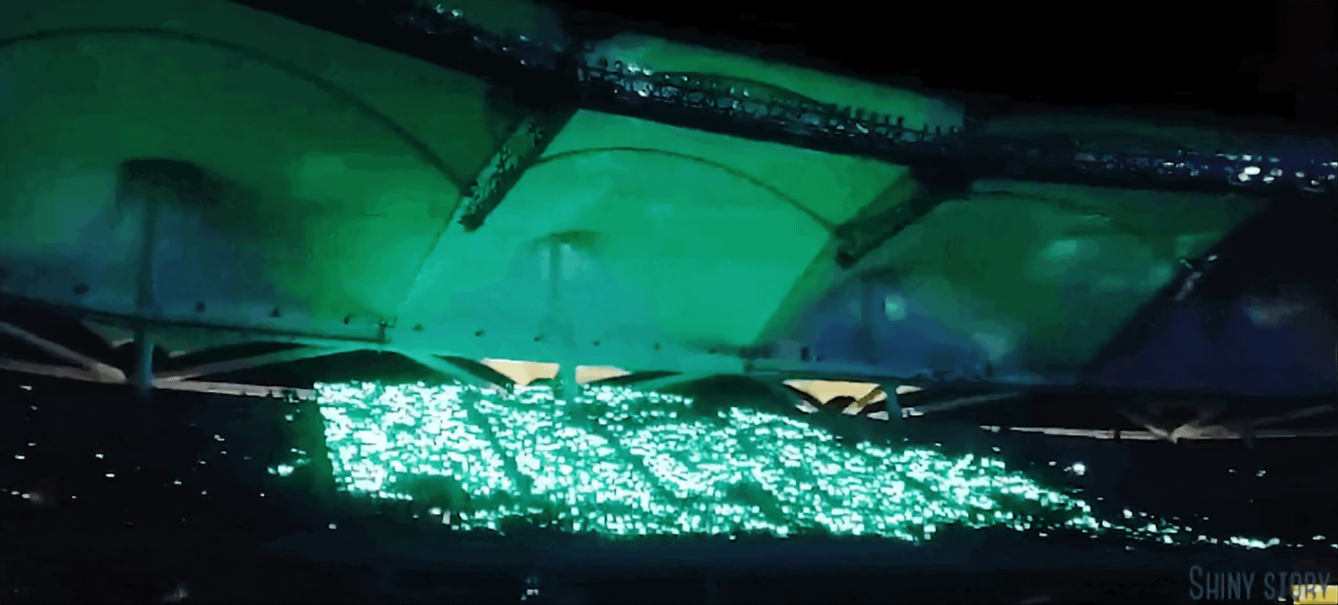 샤이니 경광봉 혼자일때 vs 단체로 있을때 존재감차이 | 인스티즈