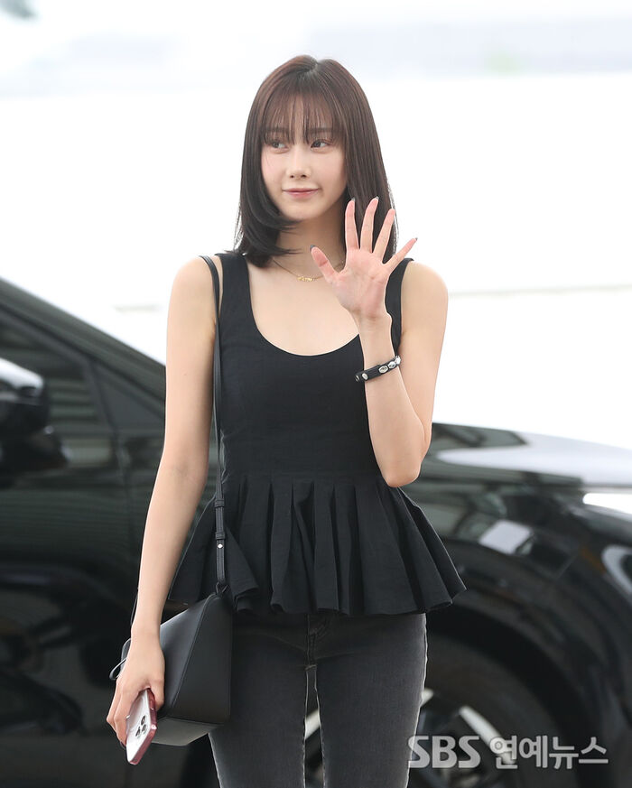 오늘 LA로 출국한 에스파 지젤 기사 사진 | 인스티즈