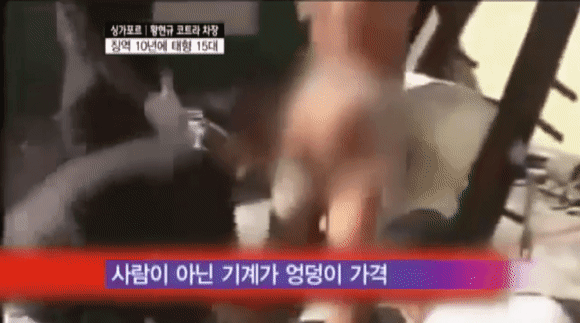 (혐오주의)싱가포르에서 성범죄자들을 처벌하는 방법 | 인스티즈