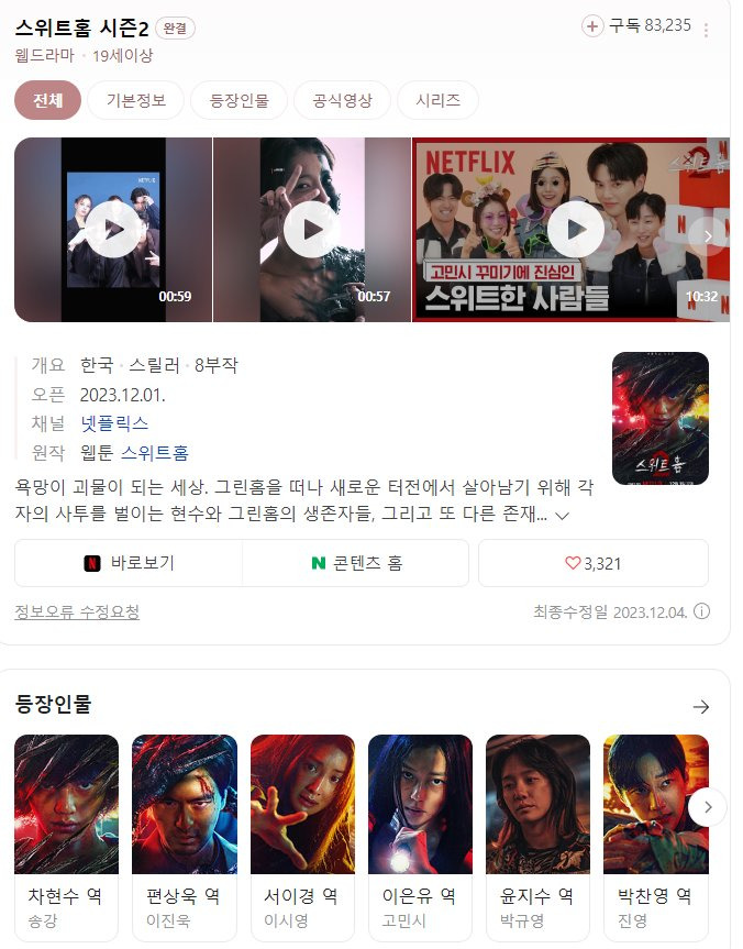 주인공이 거의 안나오는 넷플릭스 드라마 | 인스티즈