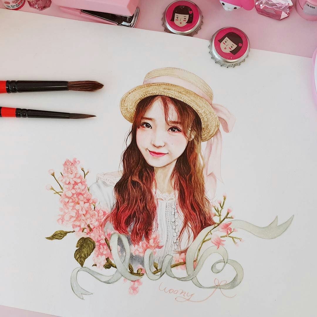 아이유가 좋아요 누른 팬아트.. | 인스티즈