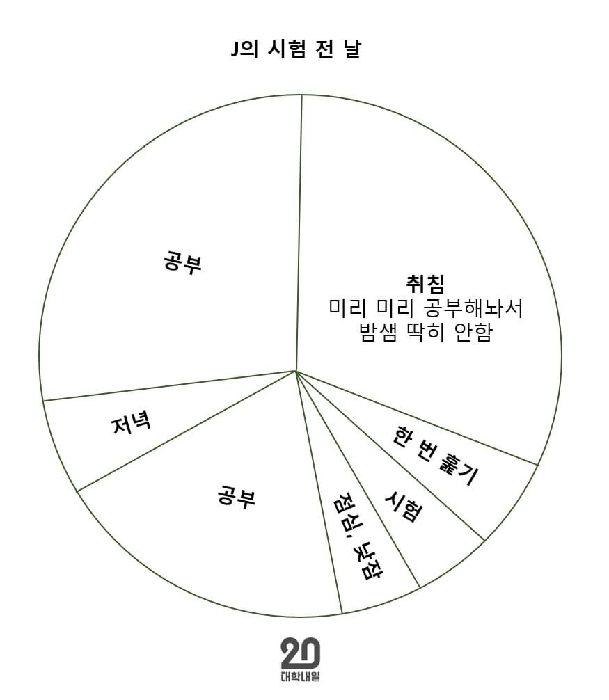 사실은 J보다 더 바쁜 P의 시험 전 날 | 인스티즈