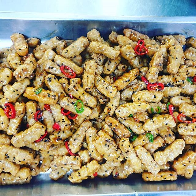 단체급식 맛초킹치킨 맛초킹탕수육 jpg | 인스티즈