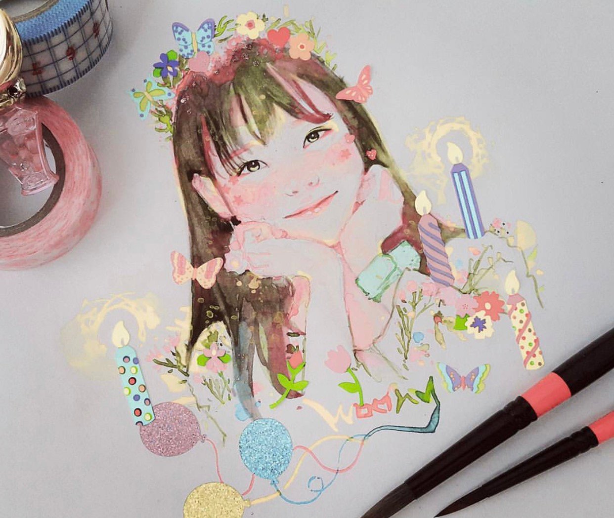 아이유가 좋아요 누른 팬아트.. | 인스티즈