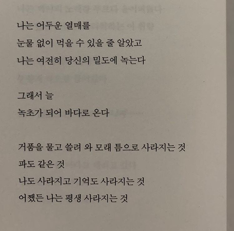 사랑에 목마른 안타까운 내가 아니었을까 | 인스티즈