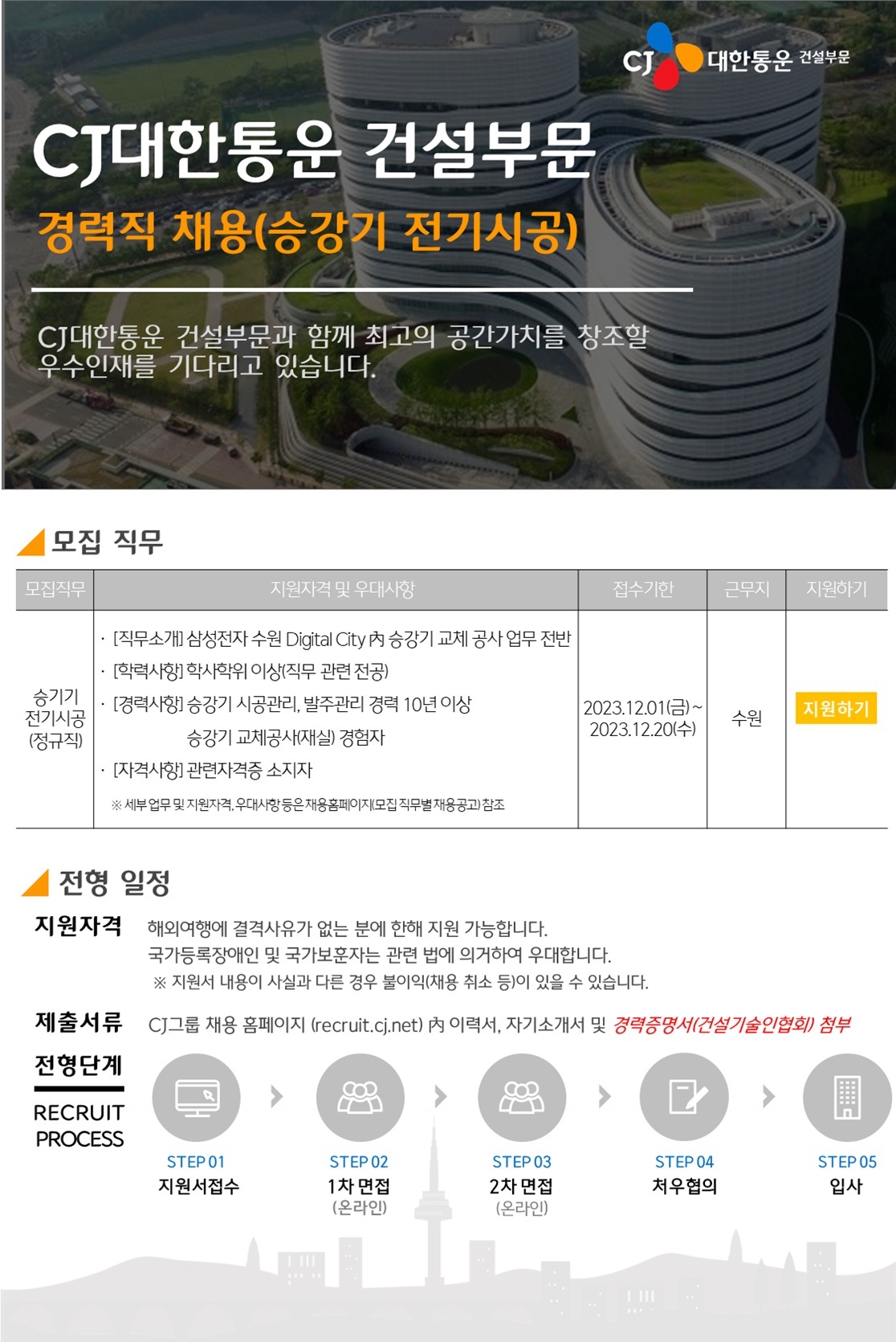 씨제이대한통운(주) 이미지