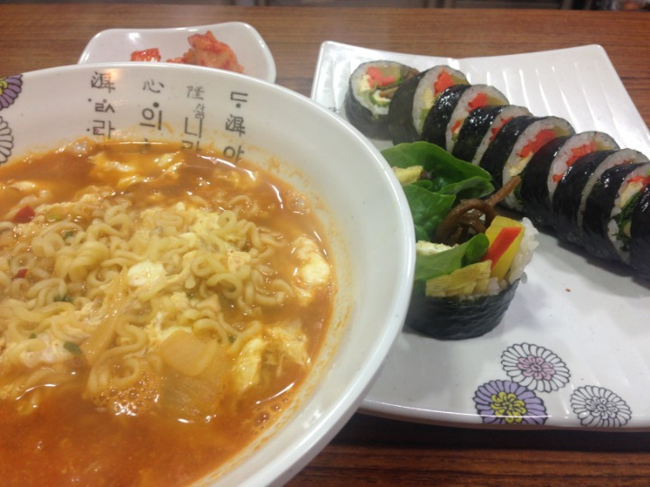 김밥&라면 이미지