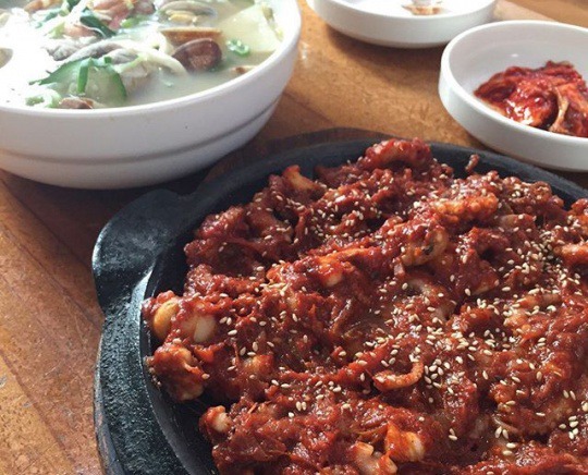 유명낙지 이미지