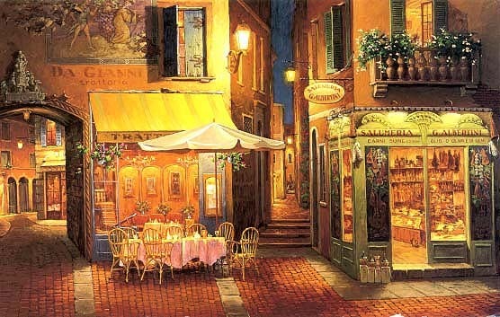 카페 그림 이미지