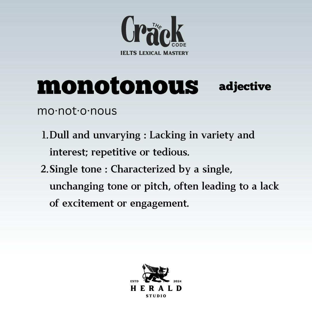 헤럴드 영어 365 – Day 041 [monotonous / autonomous 아이엘츠 고득점 단어 표현정리 Crack ...