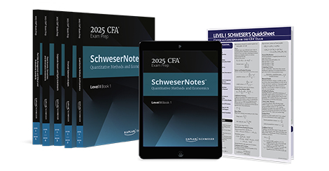 2025 CFA Level 1 SchweserNotes & QuickSheet, 2025 CFA 레벨 1