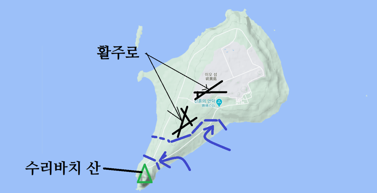 지도로 보는 태평양 전쟁, 이오지마 전투 | 인스티즈
