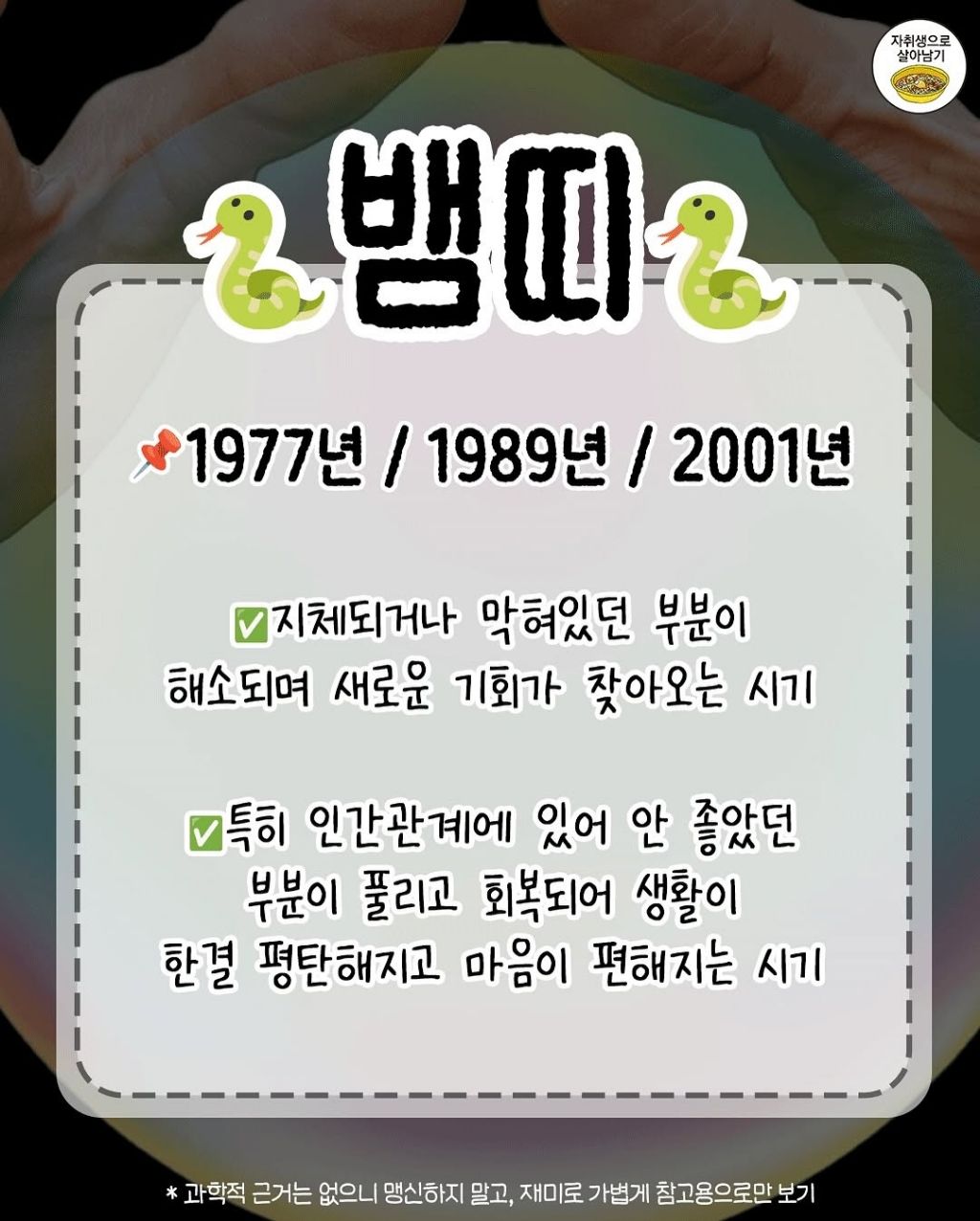 남은두달 운트이는 이 띠들 | 인스티즈