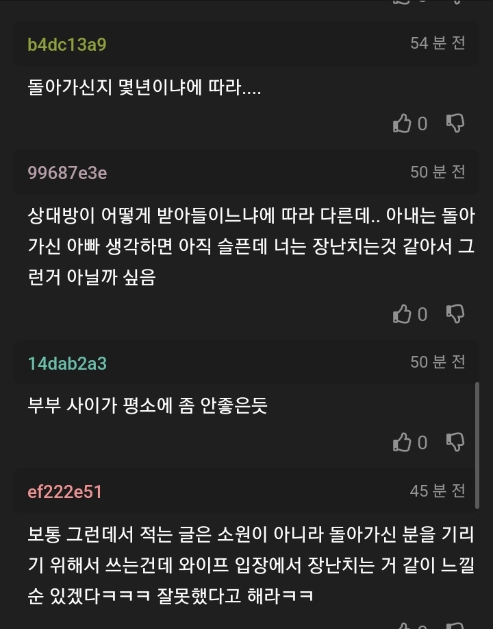 장인 납골당에서 와이프한테 쌍욕먹었는데 그렇게 잘못한 건가? | 인스티즈