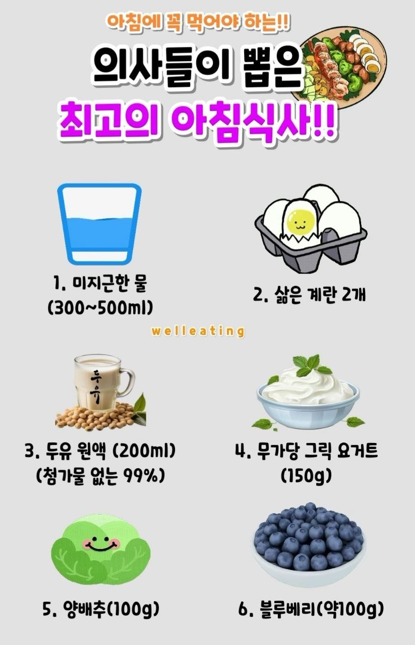 의사들이 뽑은 최고의 아침식사.jpg | 인스티즈