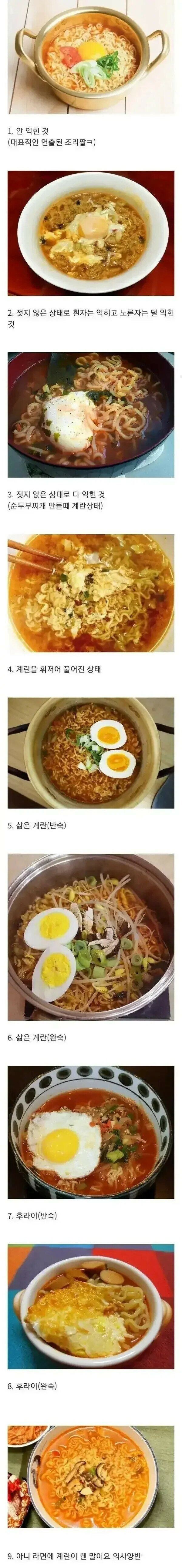 라면에 계란 넣어먹는 유형 | 인스티즈