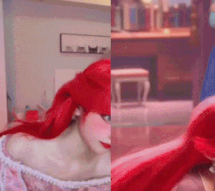 인어공주 애니판과 실사판 | 인스티즈