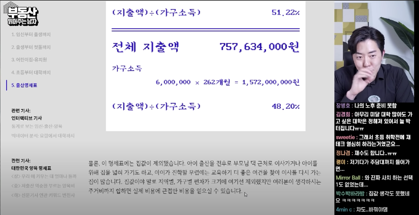 현재 물가 기준으로 아이 한명 낳아서 대학생 까지 키우는데 드는 비용 | 인스티즈