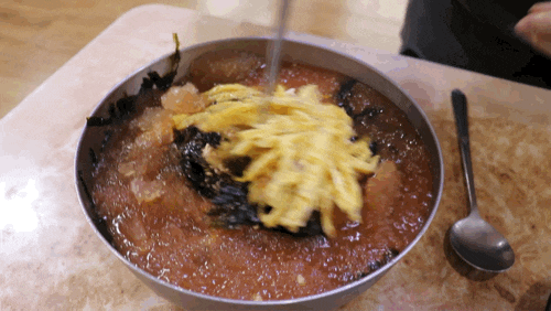 호불호 갈리는 김치말이 국수.gif | 인스티즈