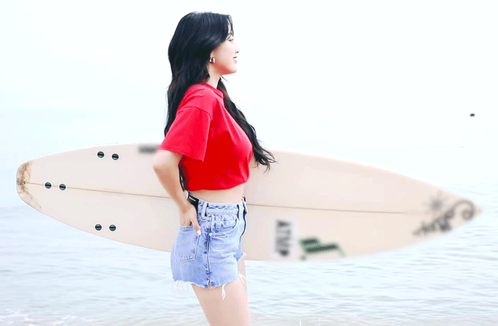 해변에서 화보 찍는 트와이스 지효 | 인스티즈