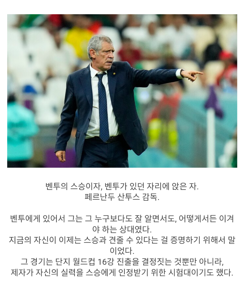 드라마 그 자체라는 벤투 감독의 16강 진출 비하인드...jpg | 인스티즈