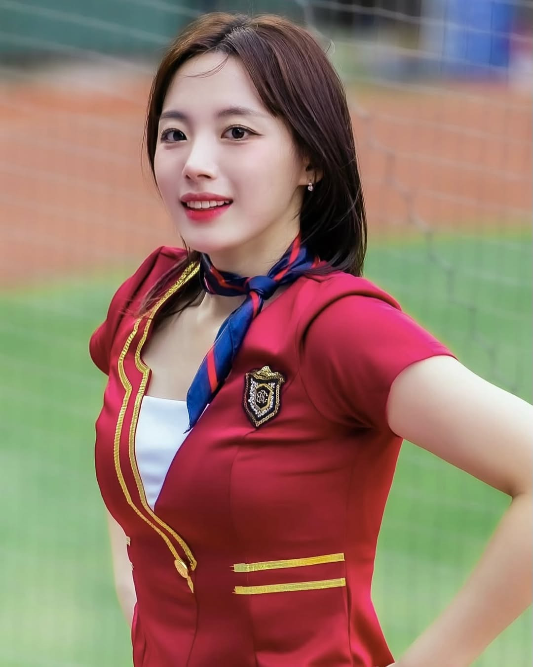 하지원 치어리더 스튜어디스 컨셉 복장.jpg | 인스티즈