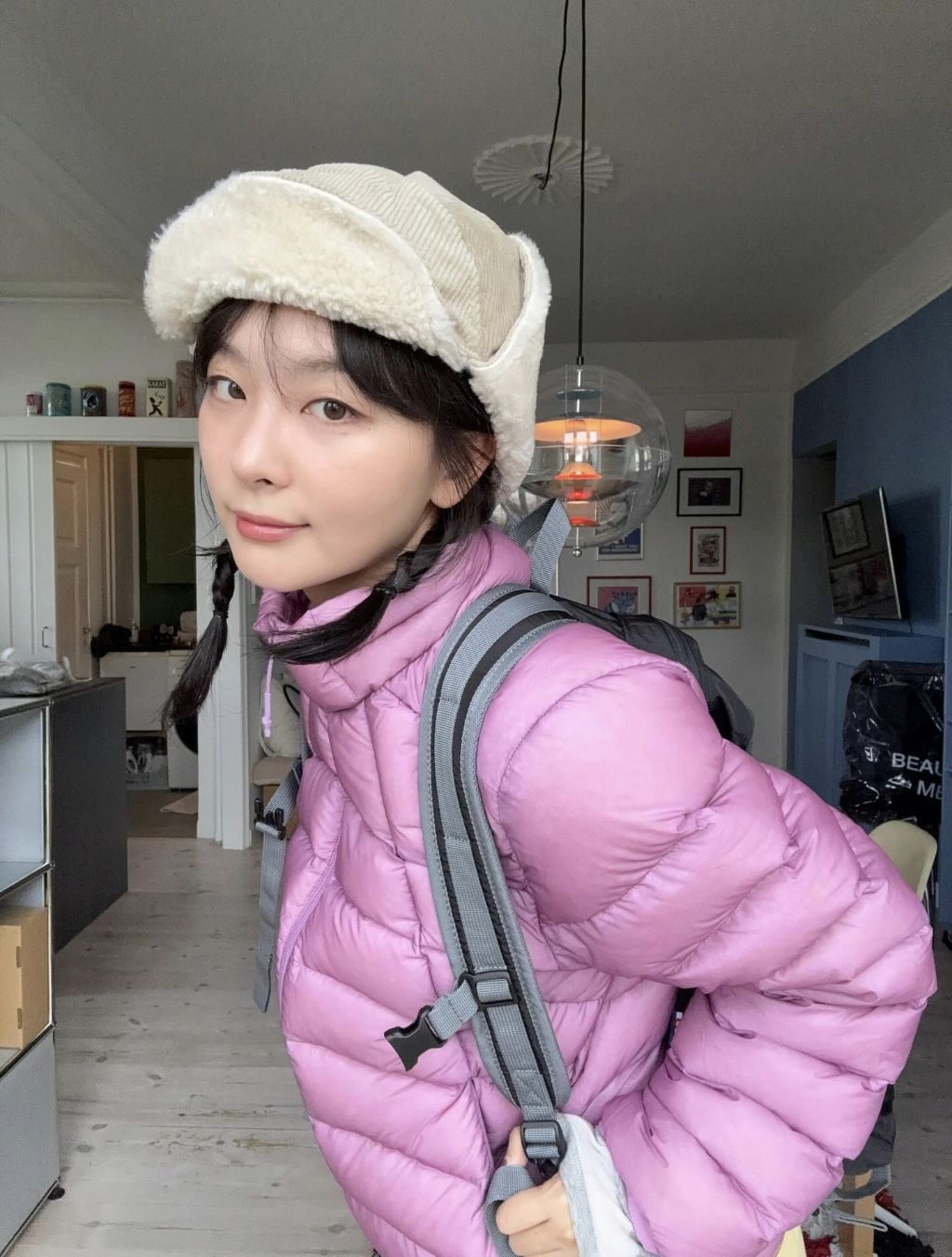 핑크색 곱창패딩 | 인스티즈