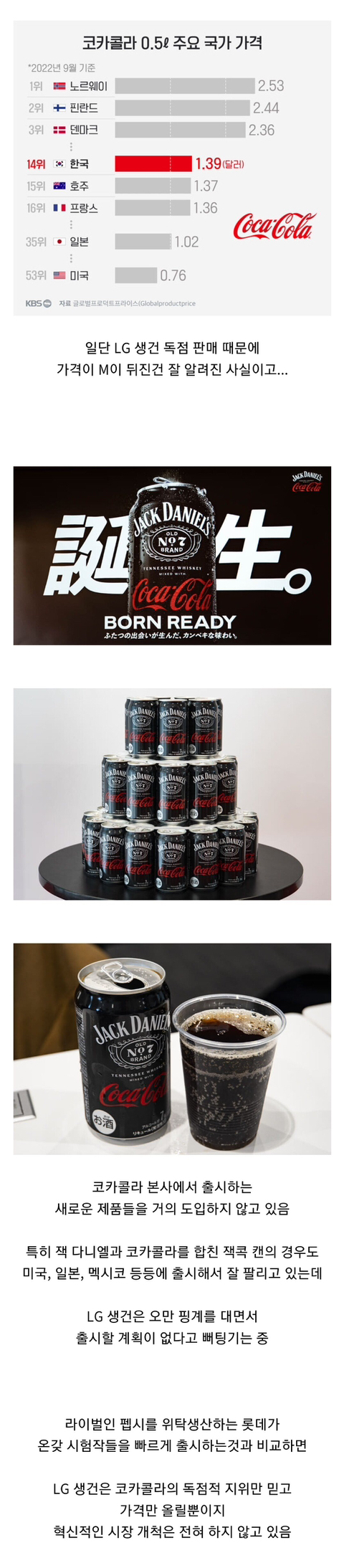 LG생건이 코카콜라를 판매하면서 발생하는 문제점.jpg | 인스티즈