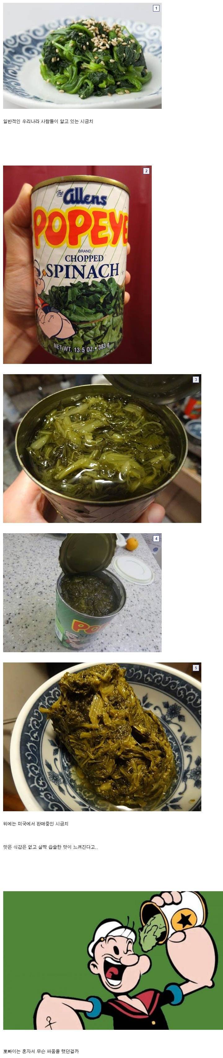 서양에서 시금치 난감하는 이유 | 인스티즈