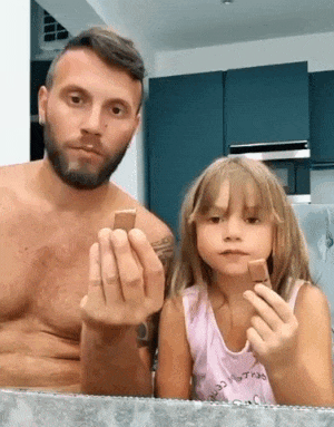 아빠 따라하는 딸 | 인스티즈